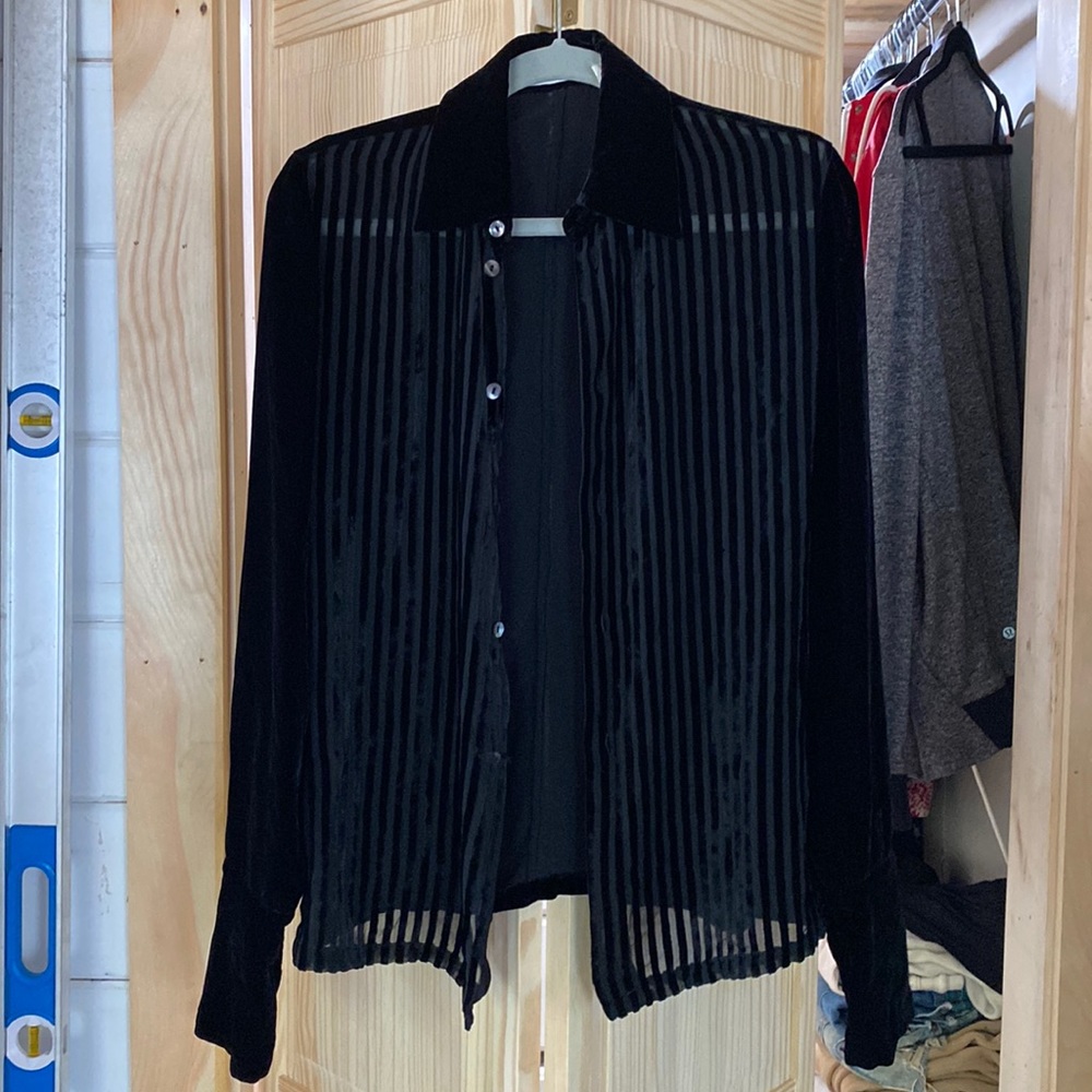 Equipment Velvet Shirt SZ M